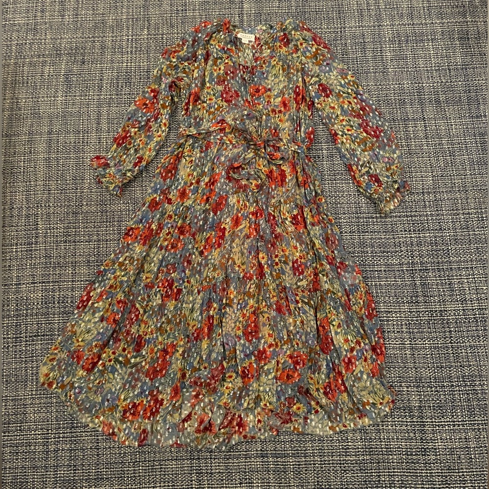 Velvet by Graham and Spencer Luana Floral Dress L